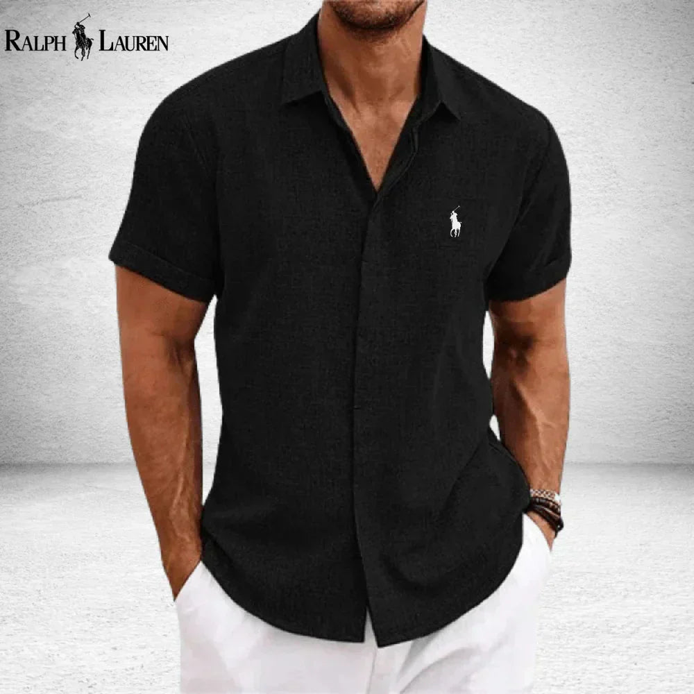 RALPH LAUREN PREMIUM || KLASSISCHES HEMD MIT PASSFORM