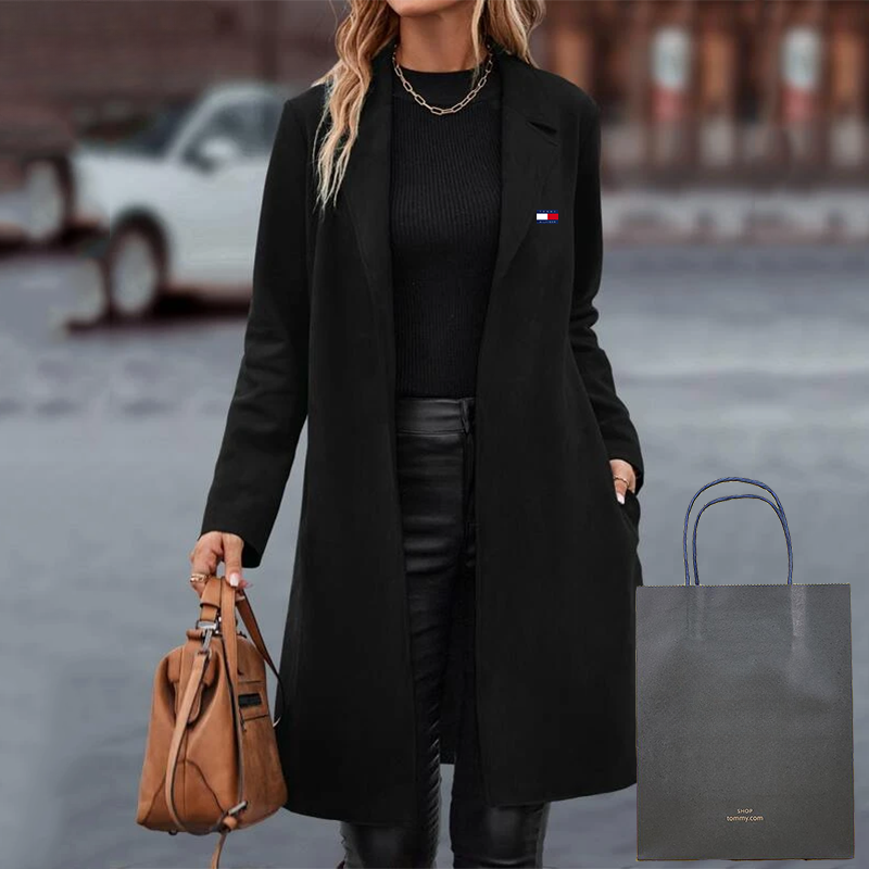 Langer Damen-Casualmantel
