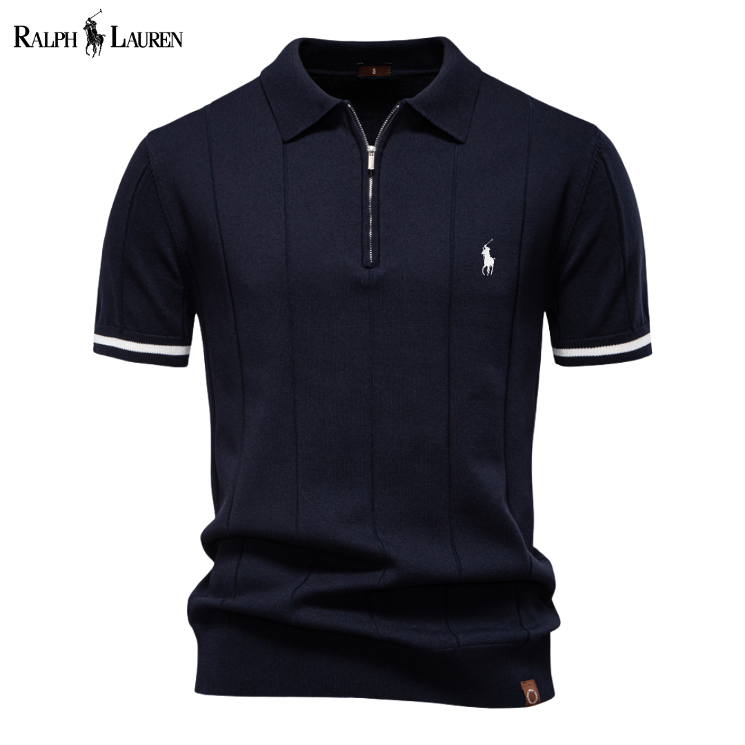 Alden® | Zeitloses Strick-Poloshirt