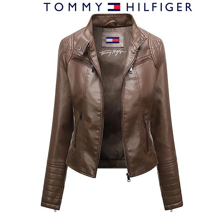 Tommy Damen Lederjacke