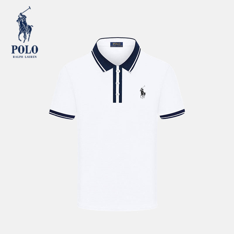 A0099 Ralph Lauren Sommer kurzarm T-Shirt einfarbiges POLO-Shirt