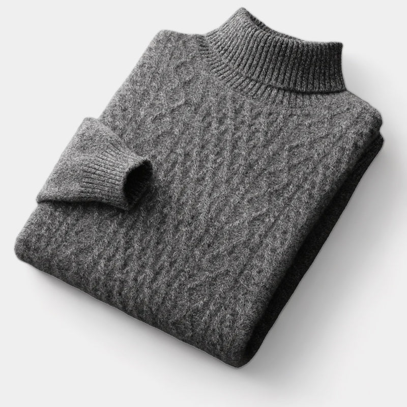 Halbrollkragenpullover