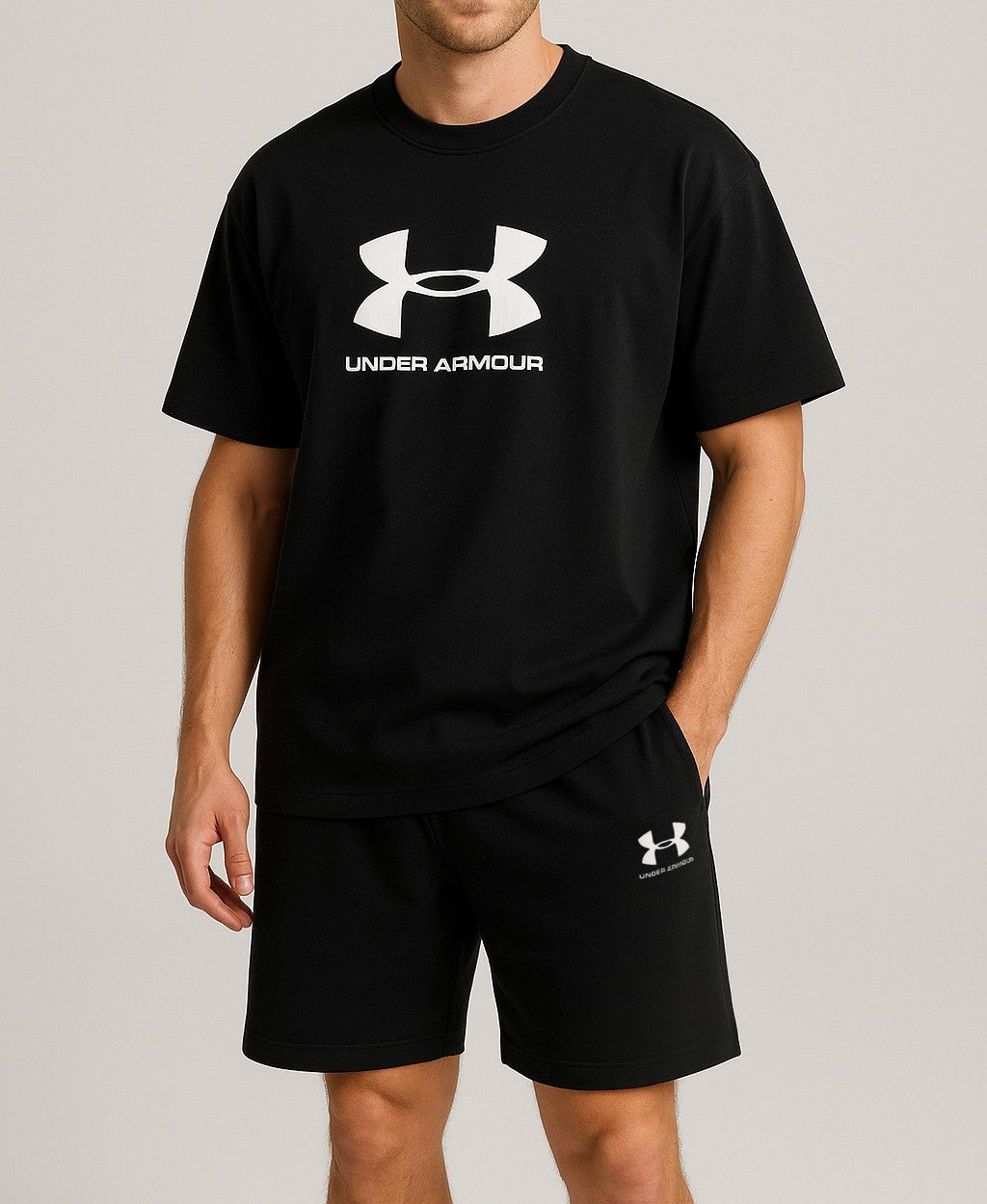 Herren Freizeit Sommer Set || T-Shirt und Shorts