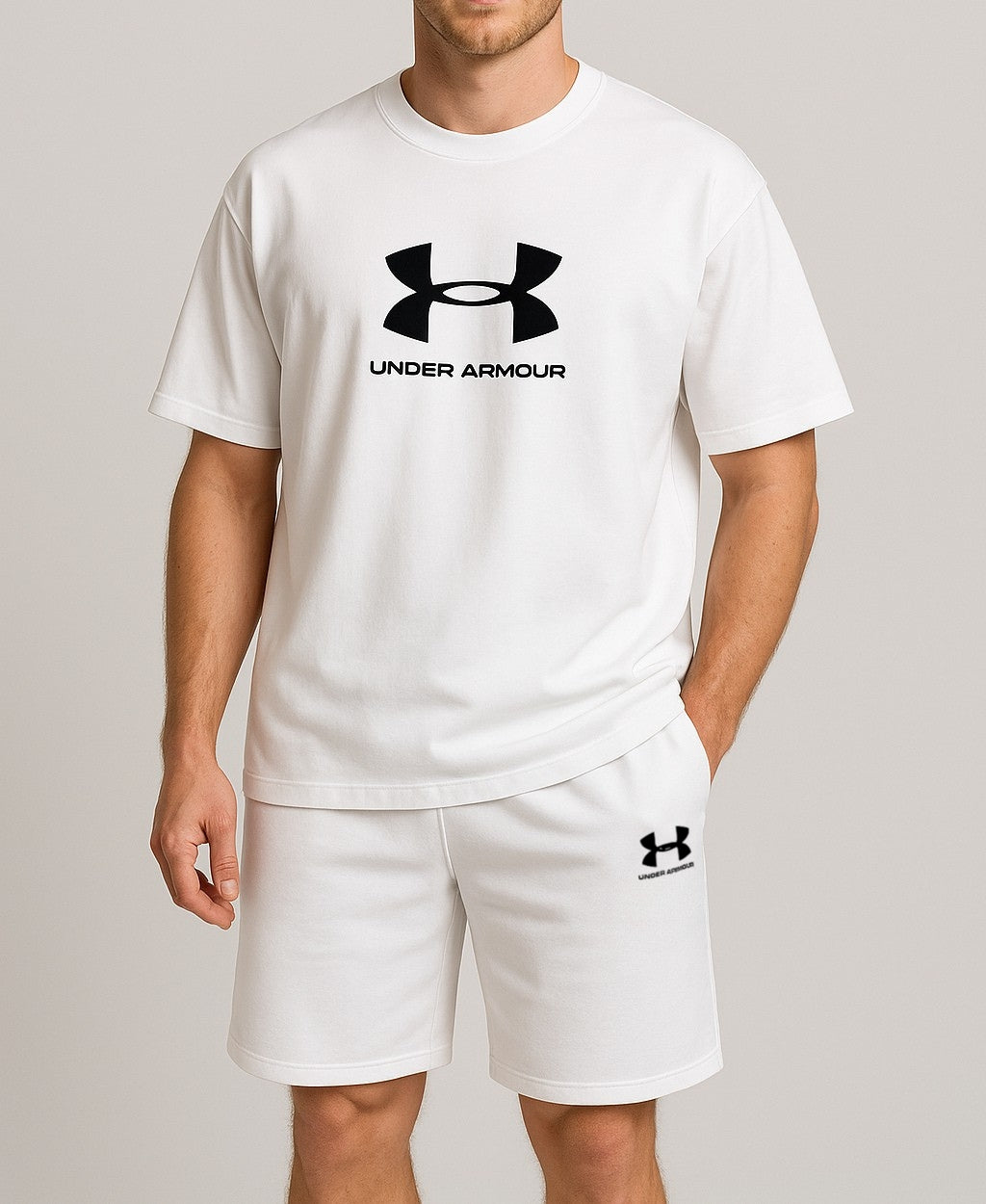 Herren Freizeit Sommer Set || T-Shirt und Shorts