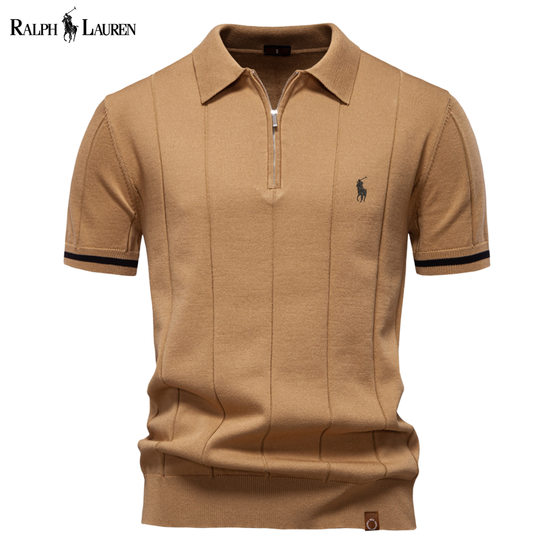 Alden® | Zeitloses Strick-Poloshirt