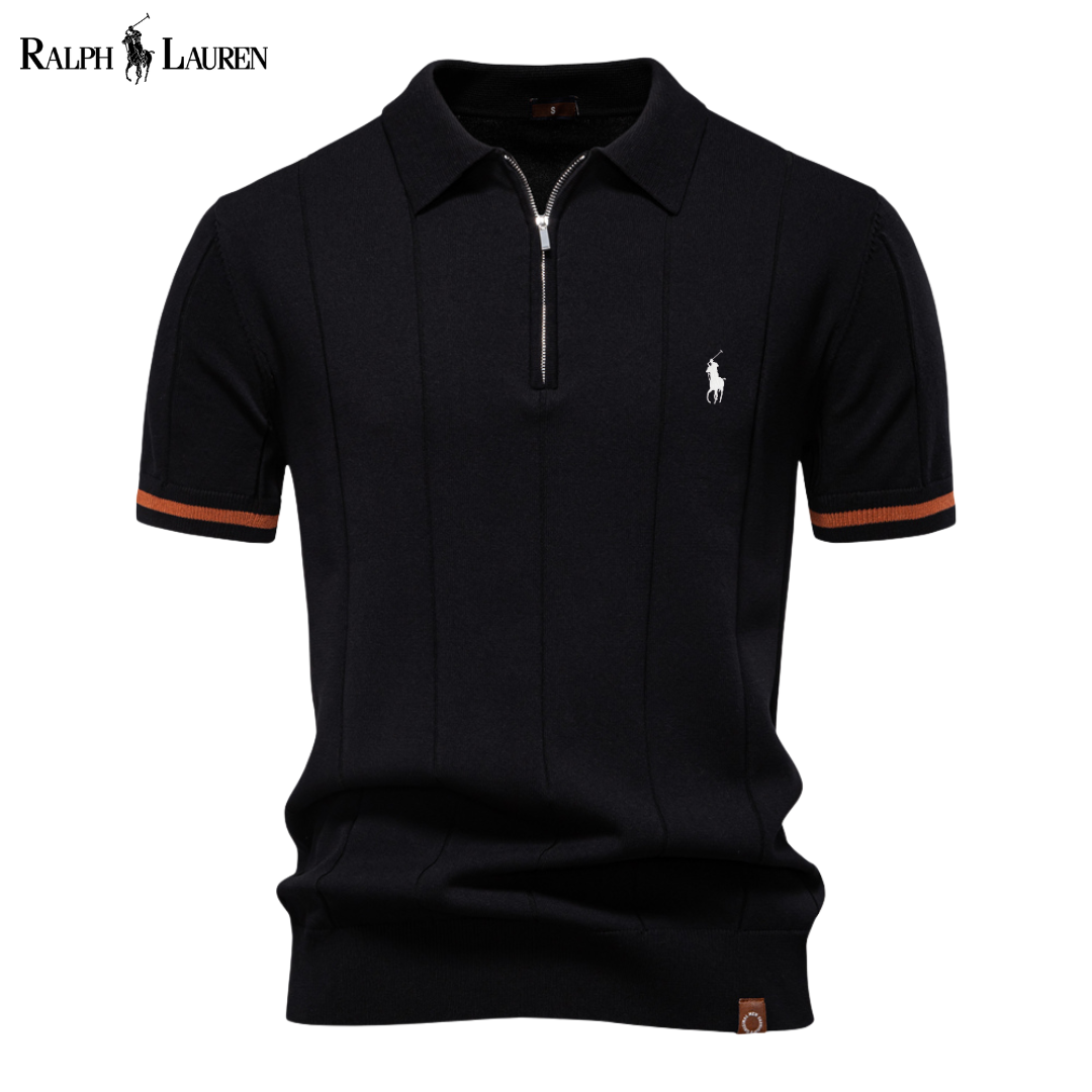 Alden® | Zeitloses Strick-Poloshirt
