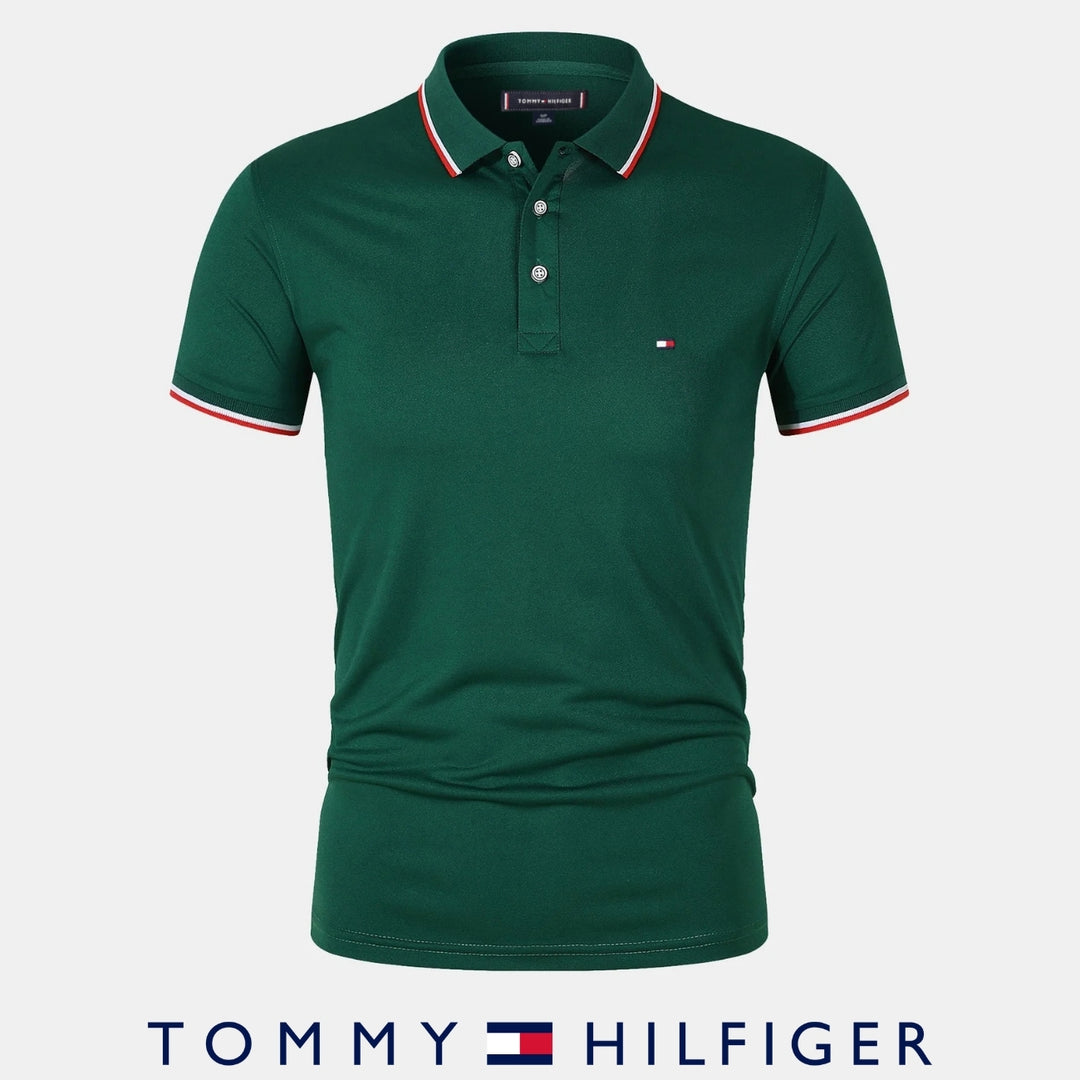 TOMMY HILFIGER || ELEGANTES HERREN-POLO SHIRT