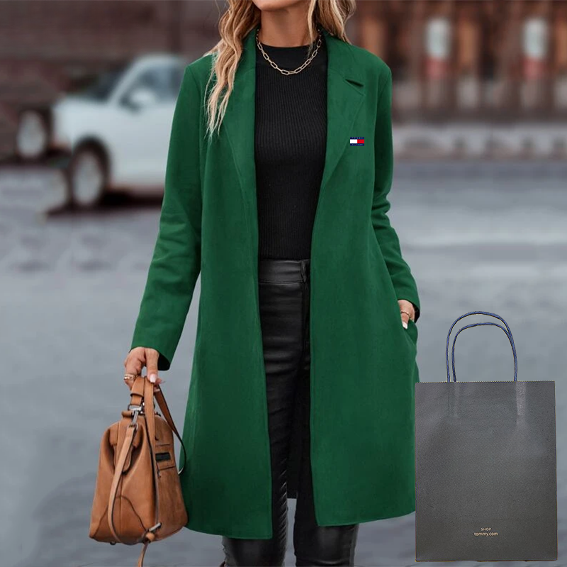 Langer Damen-Casualmantel