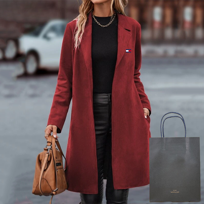 Langer Damen-Casualmantel