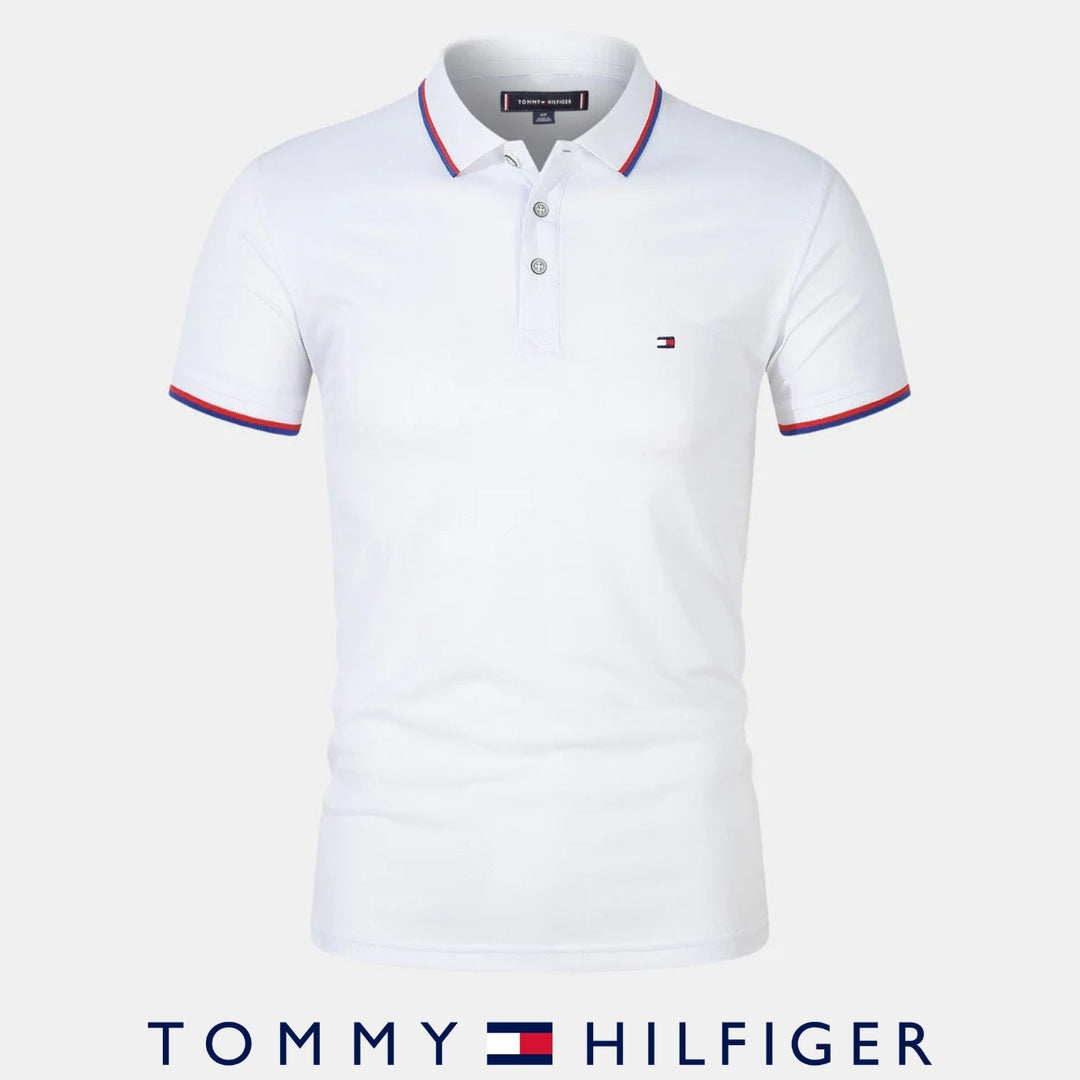 TOMMY HILFIGER || ELEGANTES HERREN-POLO SHIRT