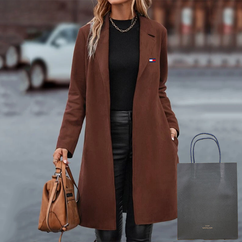 Langer Damen-Casualmantel