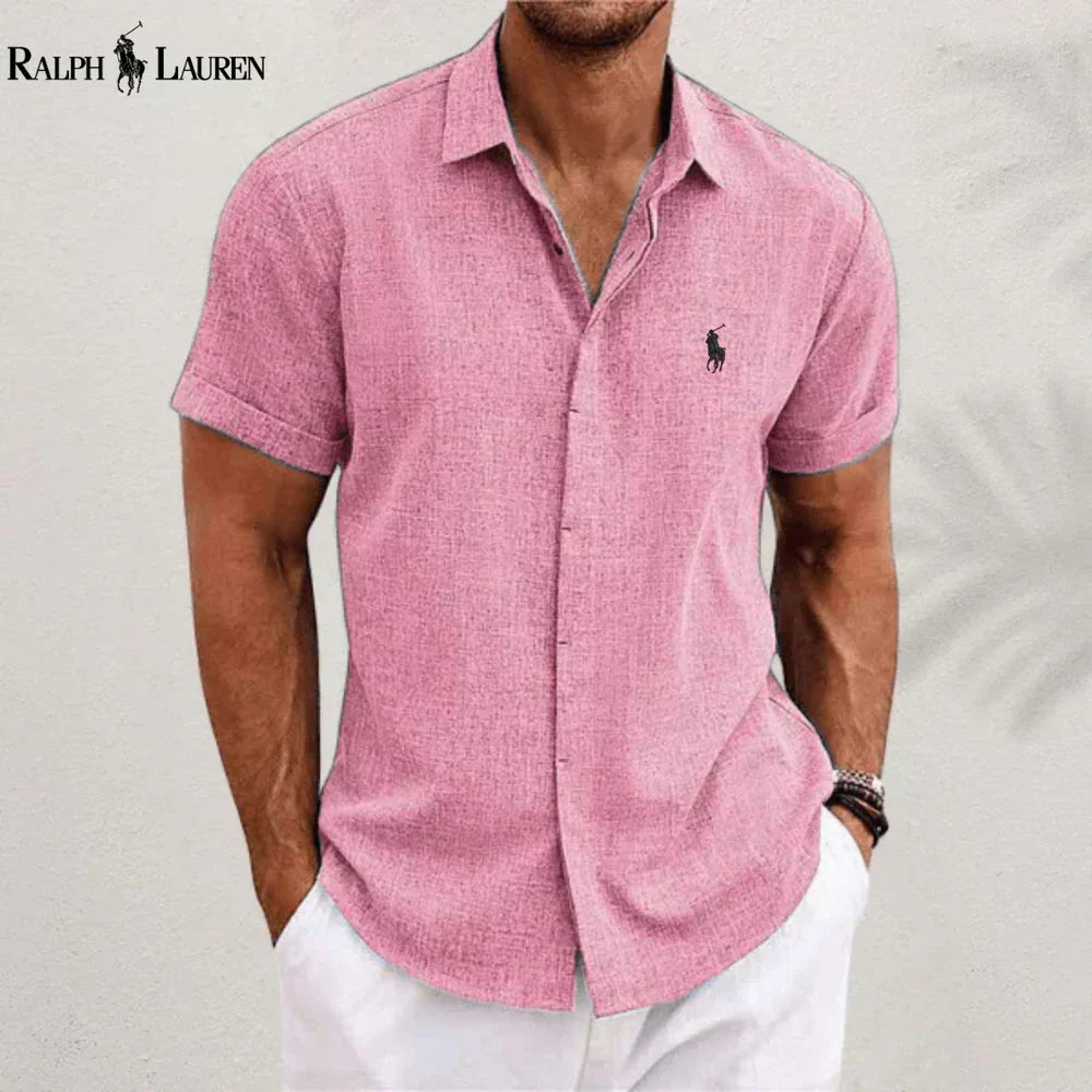 RALPH LAUREN PREMIUM || KLASSISCHES HEMD MIT PASSFORM