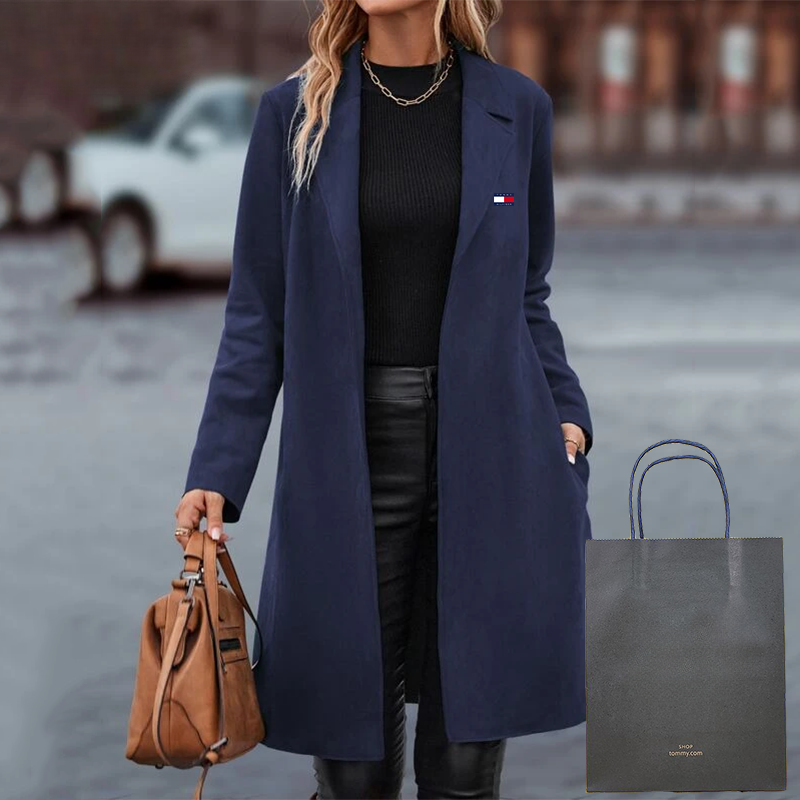 Langer Damen-Casualmantel
