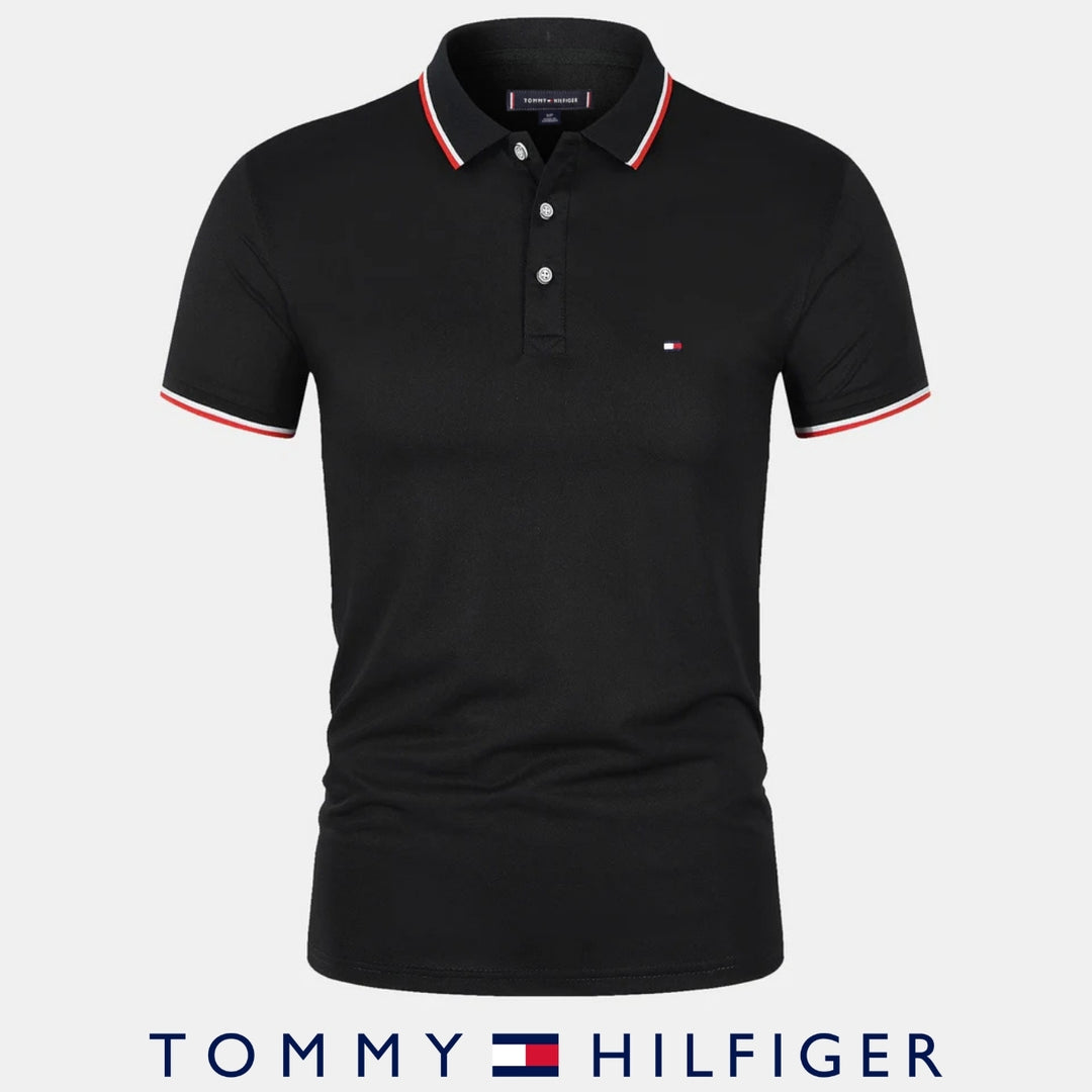 TOMMY HILFIGER || ELEGANTES HERREN-POLO SHIRT