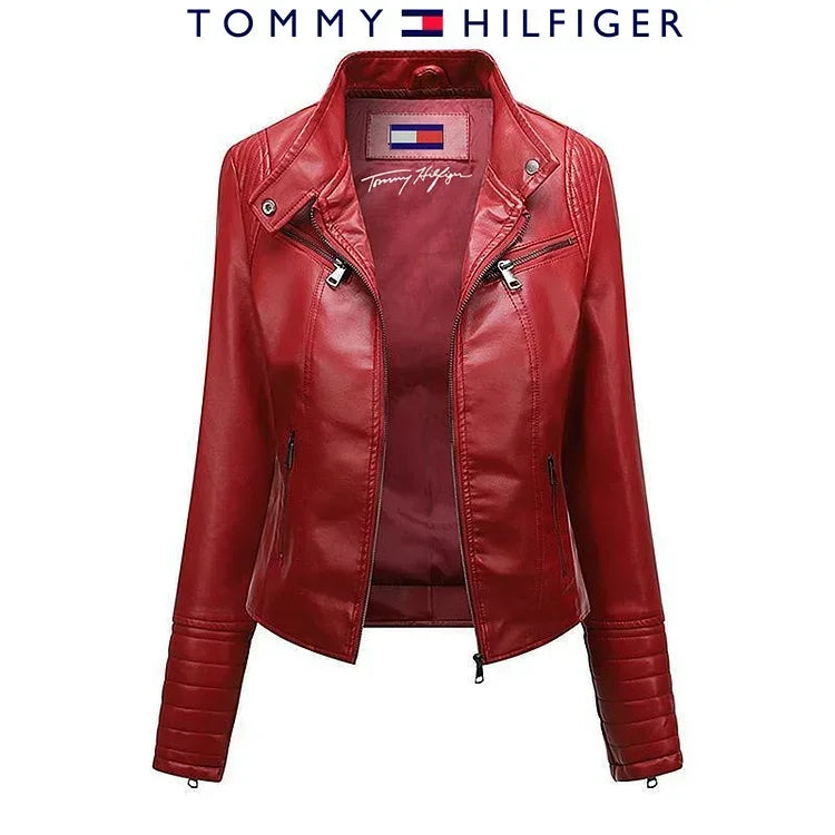 Tommy Damen Lederjacke