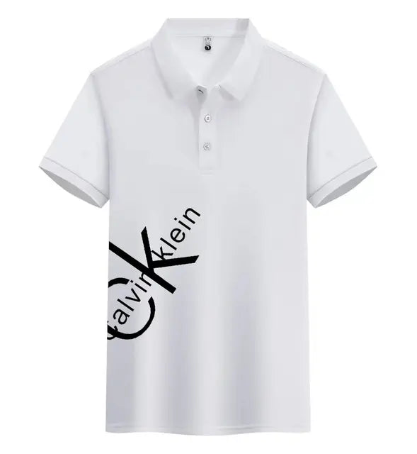 A0035 CK™ Lässiges kurzärmeliges Polo-Shirt