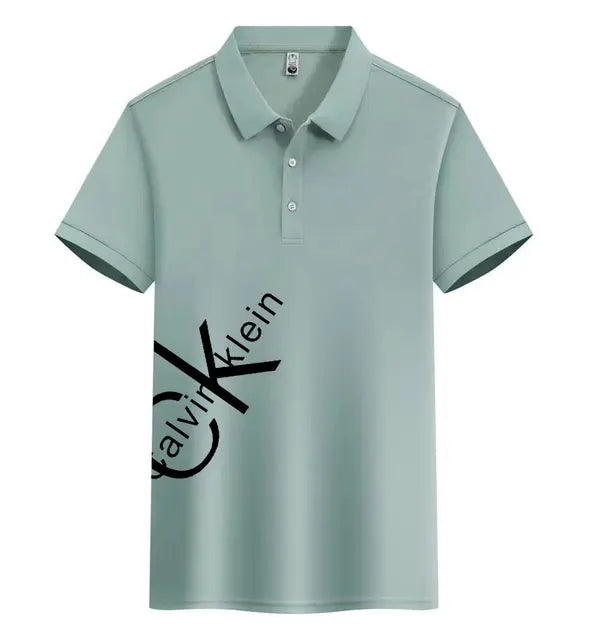 A0035 CK™ Lässiges kurzärmeliges Polo-Shirt