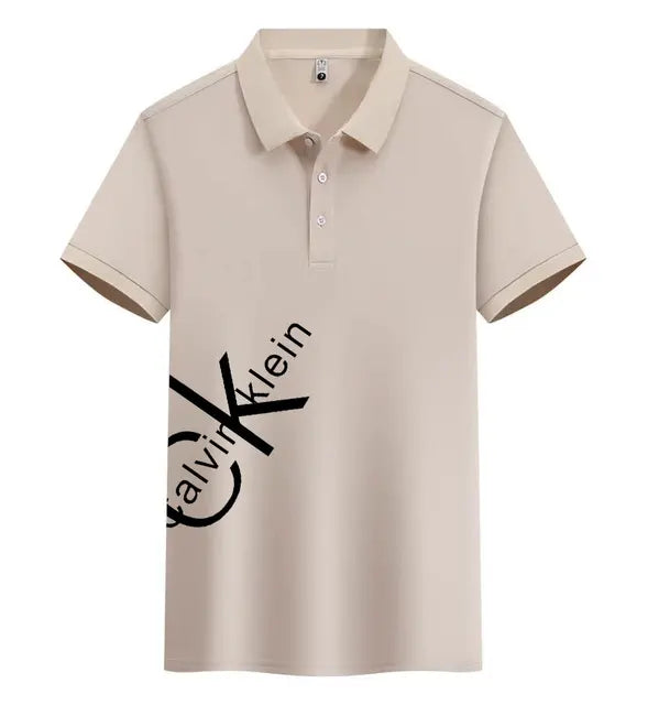 A0035 CK™ Lässiges kurzärmeliges Polo-Shirt