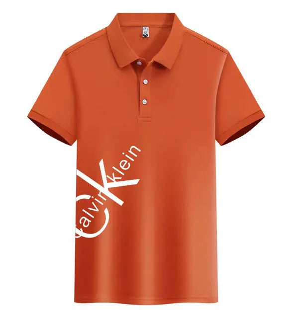 A0035 CK™ Lässiges kurzärmeliges Polo-Shirt