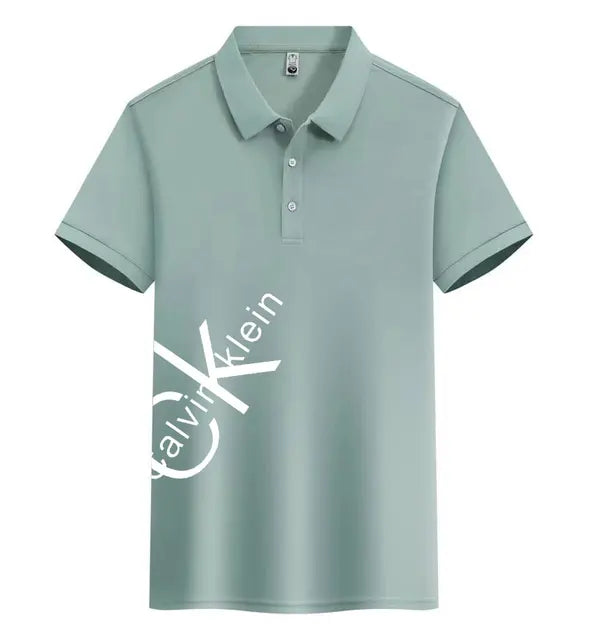 A0035 CK™ Lässiges kurzärmeliges Polo-Shirt