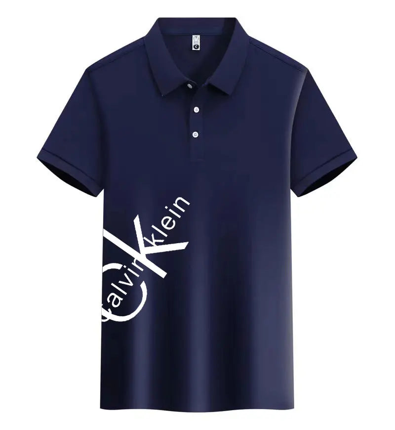 A0035 CK™ Lässiges kurzärmeliges Polo-Shirt