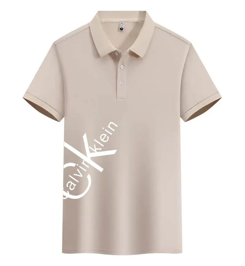 A0035 CK™ Lässiges kurzärmeliges Polo-Shirt