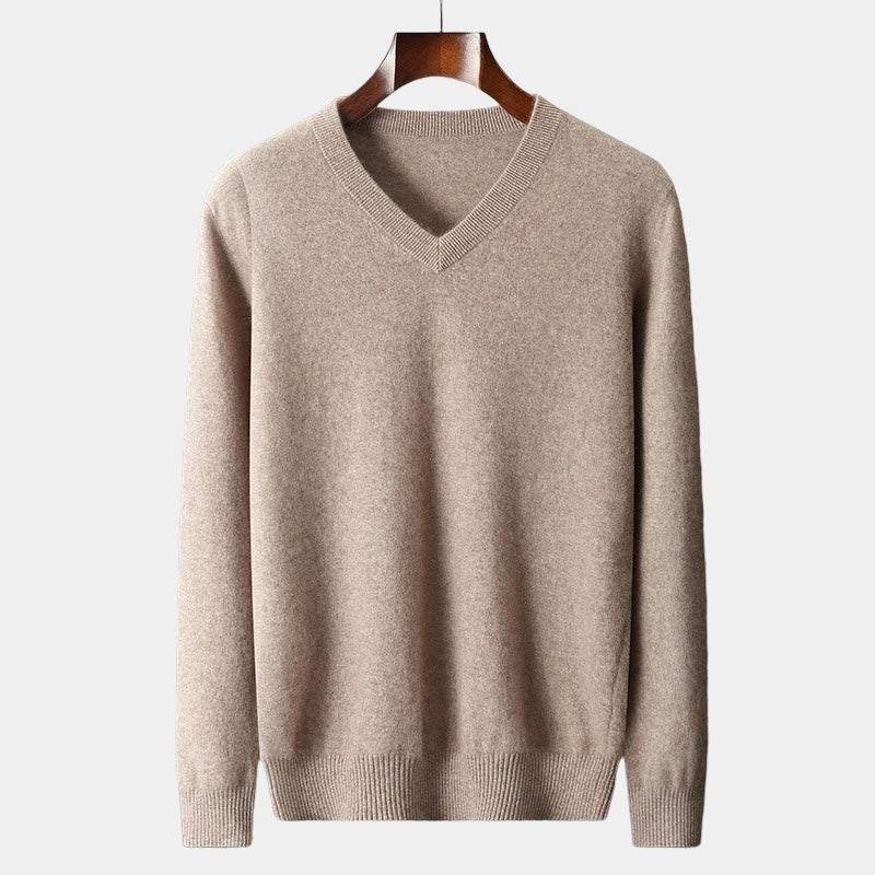 V-Ausschnitt Pullover