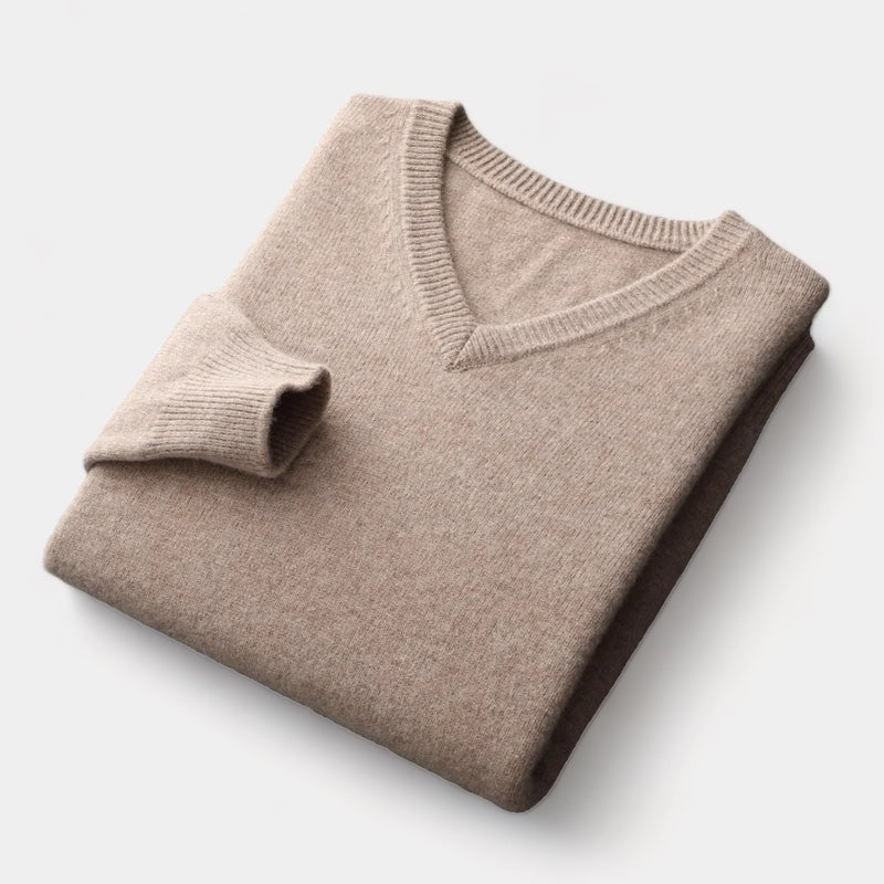 V-Ausschnitt Pullover