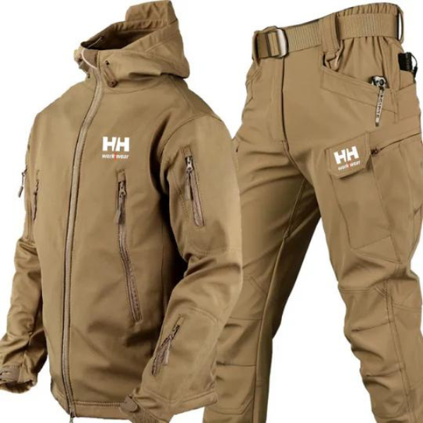 Windjacke und Hose