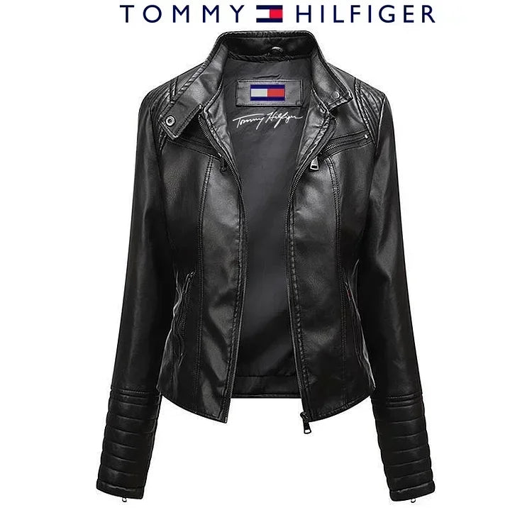Tommy Damen Lederjacke