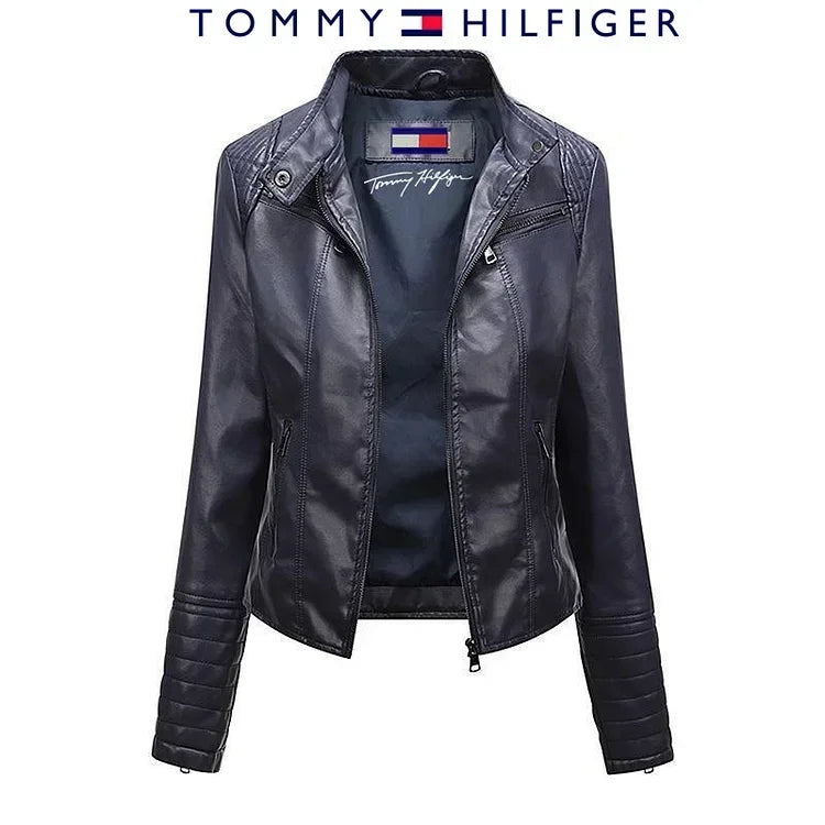 Tommy Damen Lederjacke