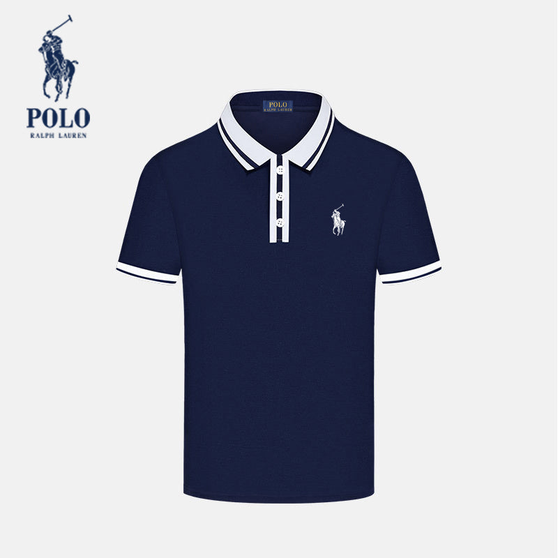 A0099 Ralph Lauren Sommer kurzarm T-Shirt einfarbiges POLO-Shirt