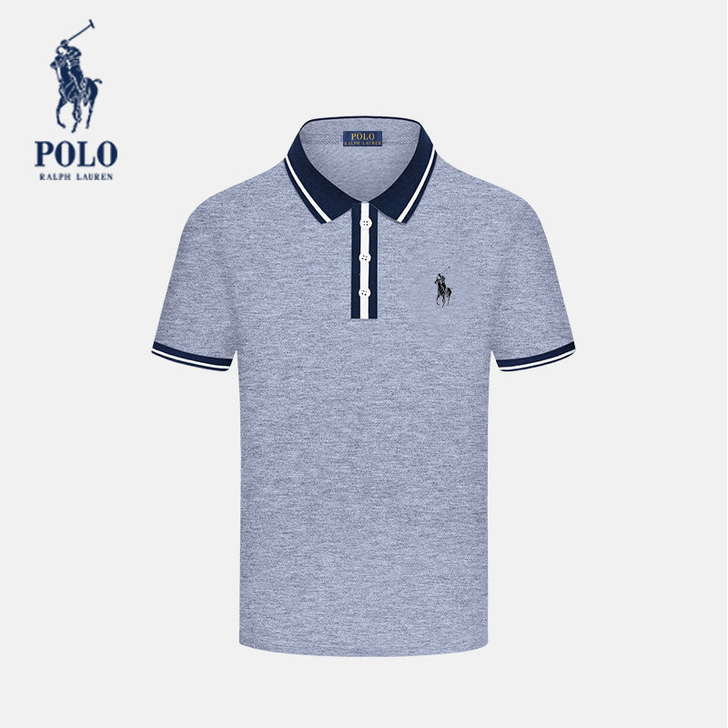 A0099 Ralph Lauren Sommer kurzarm T-Shirt einfarbiges POLO-Shirt